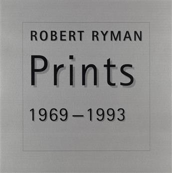 RYMAN, ROBERT. Prints 1969-1993.